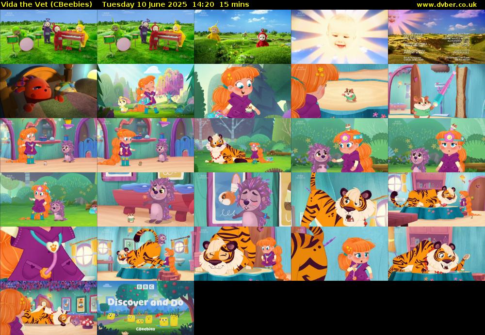 Vida the Vet (CBeebies) Tuesday 10 June 2025 14:20 - 14:35