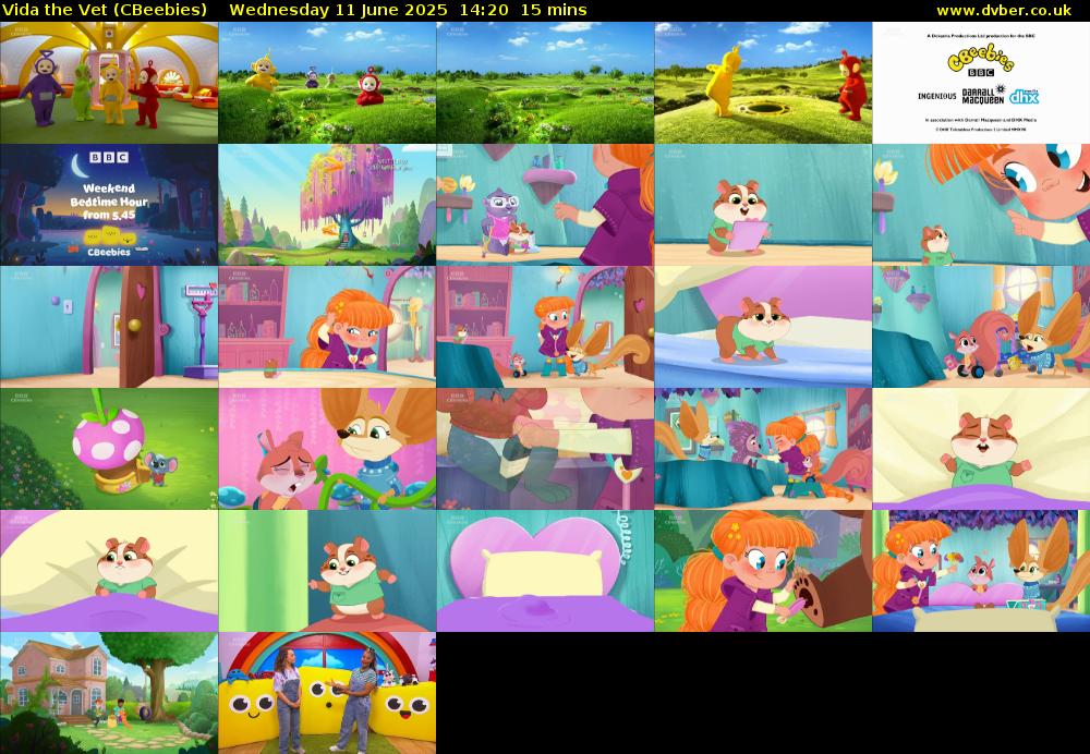 Vida the Vet (CBeebies) Wednesday 11 June 2025 14:20 - 14:35