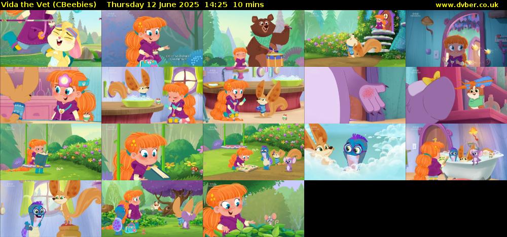 Vida the Vet (CBeebies) Thursday 12 June 2025 14:25 - 14:35