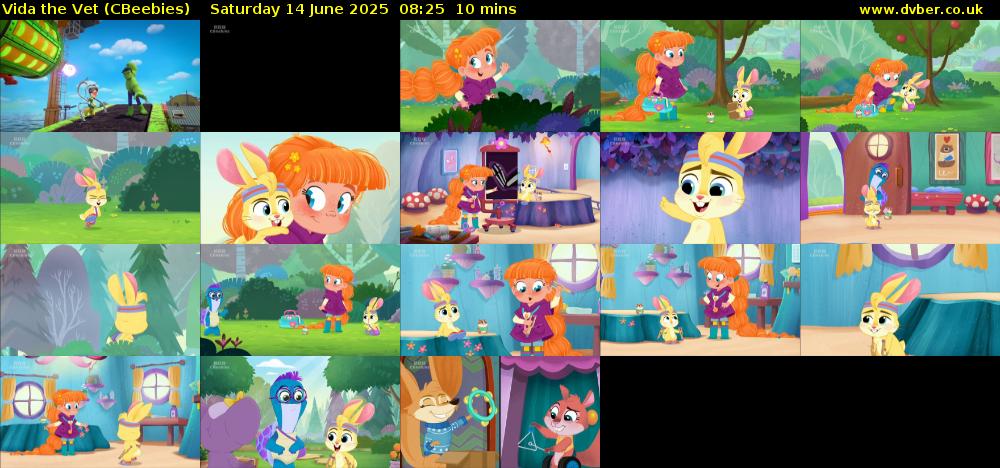 Vida the Vet (CBeebies) Saturday 14 June 2025 08:25 - 08:35