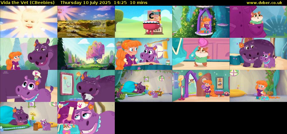 Vida the Vet (CBeebies) Thursday 10 July 2025 14:25 - 14:35
