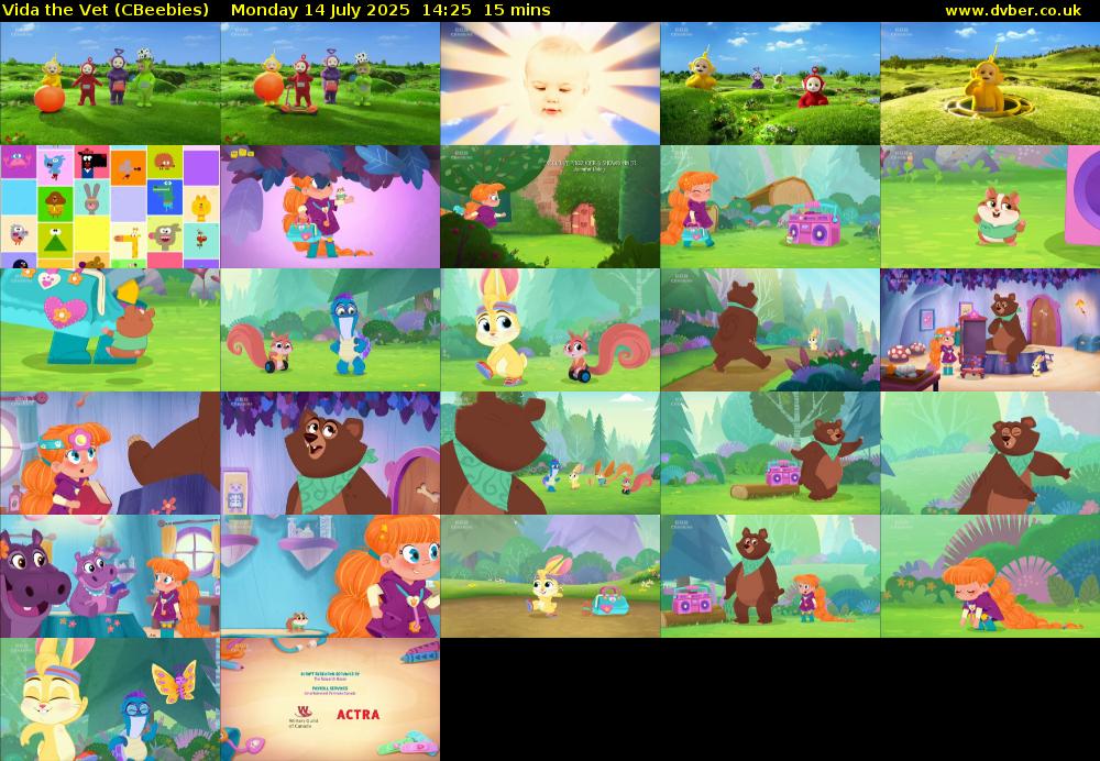 Vida the Vet (CBeebies) Monday 14 July 2025 14:25 - 14:40