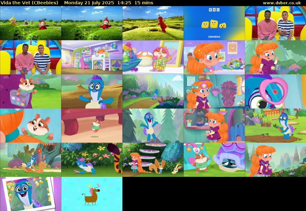 Vida the Vet (CBeebies) Monday 21 July 2025 14:25 - 14:40