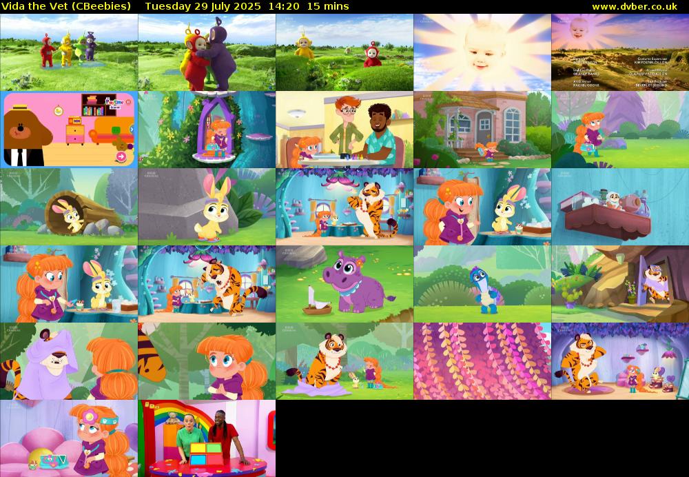 Vida the Vet (CBeebies) Tuesday 29 July 2025 14:20 - 14:35