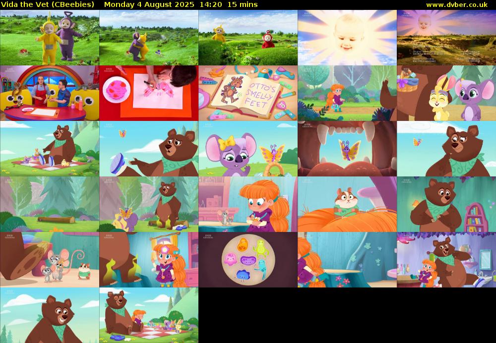 Vida the Vet (CBeebies) Monday 4 August 2025 14:20 - 14:35