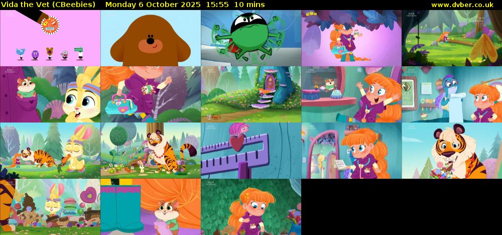 Vida the Vet (CBeebies) Monday 6 October 2025 15:55 - 16:05