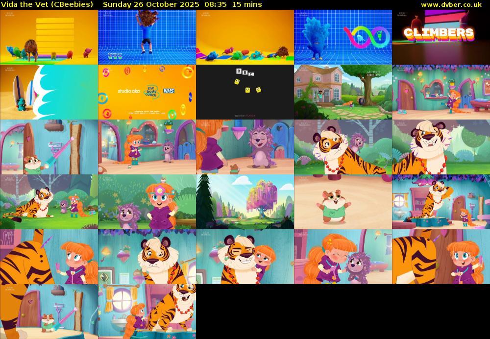 Vida the Vet (CBeebies) Sunday 26 October 2025 08:35 - 08:50