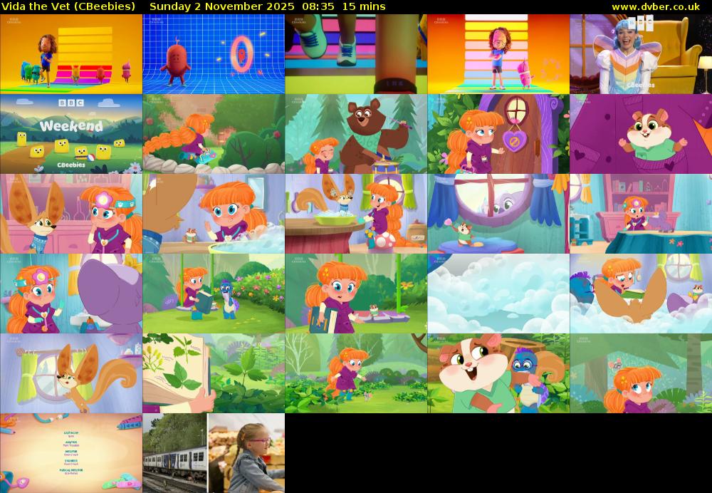 Vida the Vet (CBeebies) Sunday 2 November 2025 08:35 - 08:50