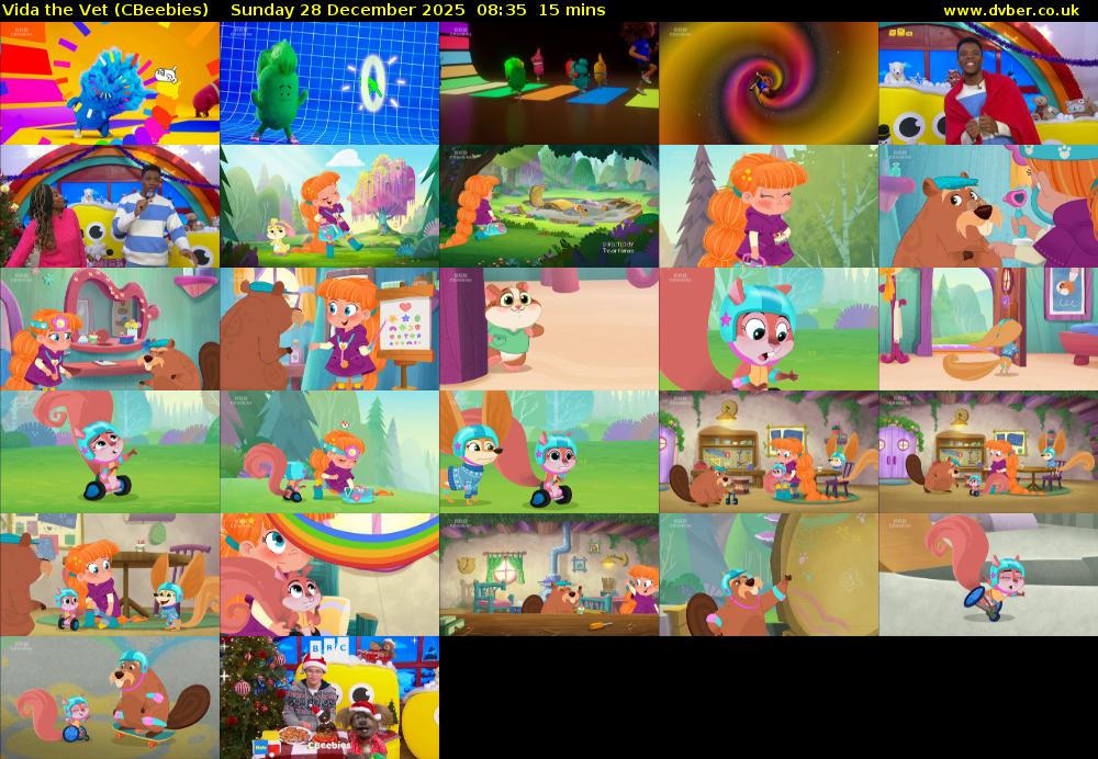 Vida the Vet (CBeebies) Sunday 28 December 2025 08:35 - 08:50