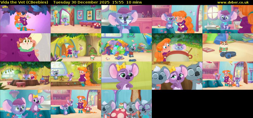 Vida the Vet (CBeebies) Tuesday 30 December 2025 15:55 - 16:05