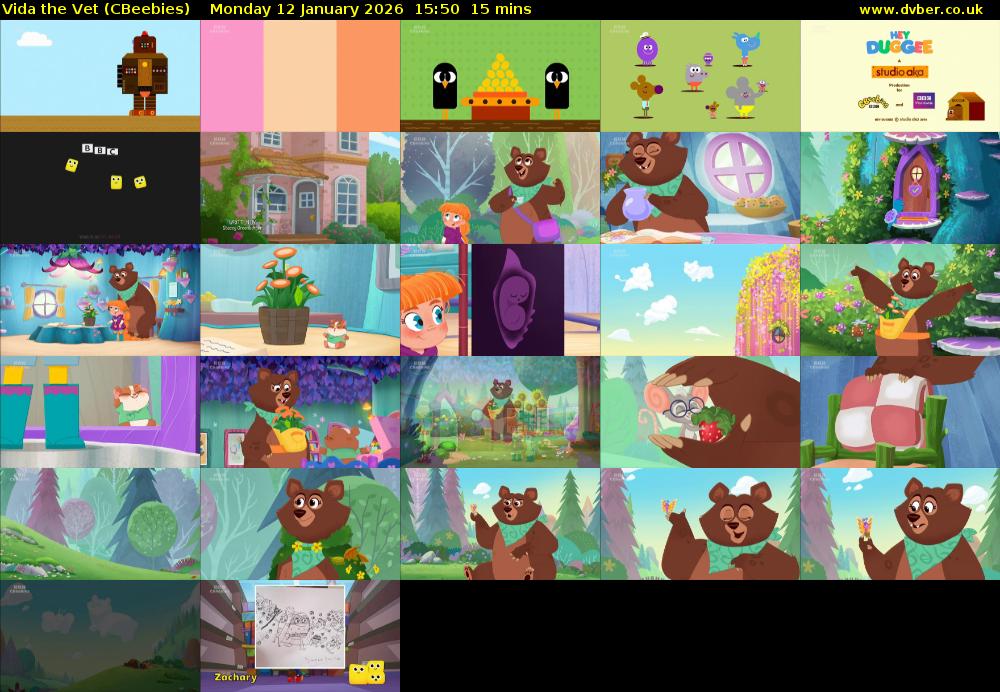 Vida the Vet (CBeebies) Monday 12 January 2026 15:50 - 16:05