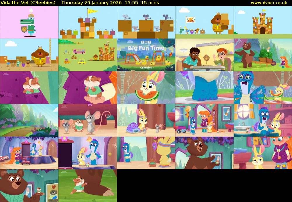 Vida the Vet (CBeebies) Thursday 29 January 2026 15:55 - 16:10