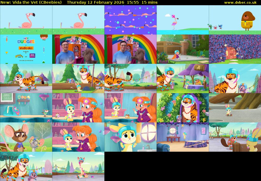 Vida the Vet (CBeebies) Thursday 12 February 2026 15:55 - 16:10