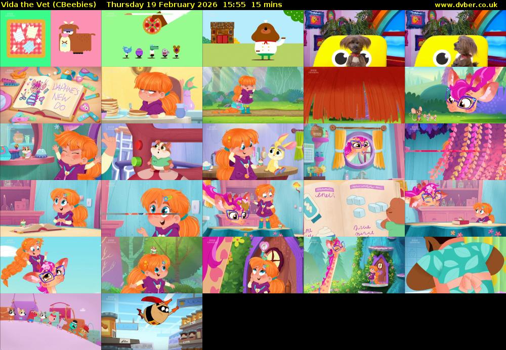 Vida the Vet (CBeebies) Thursday 19 February 2026 15:55 - 16:10