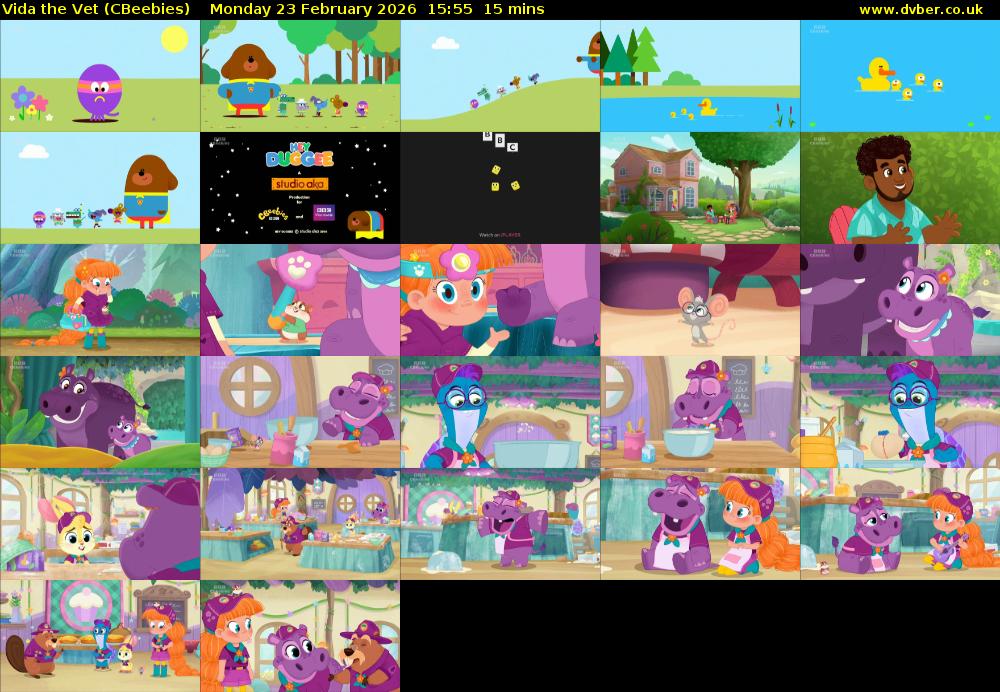 Vida the Vet (CBeebies) Monday 23 February 2026 15:55 - 16:10