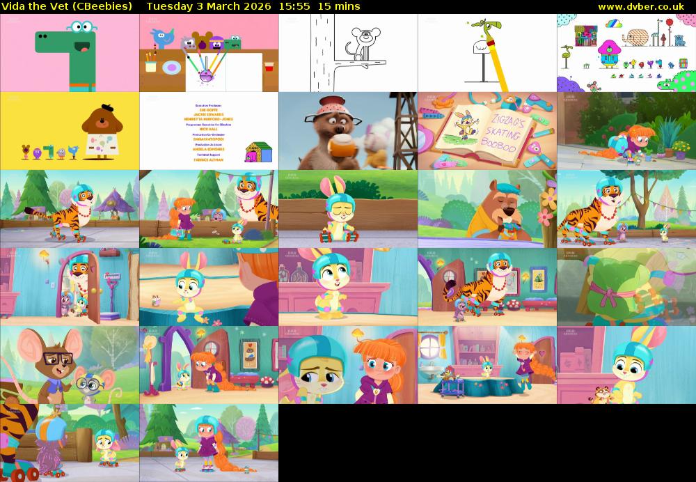 Vida the Vet (CBeebies) Tuesday 3 March 2026 15:55 - 16:10