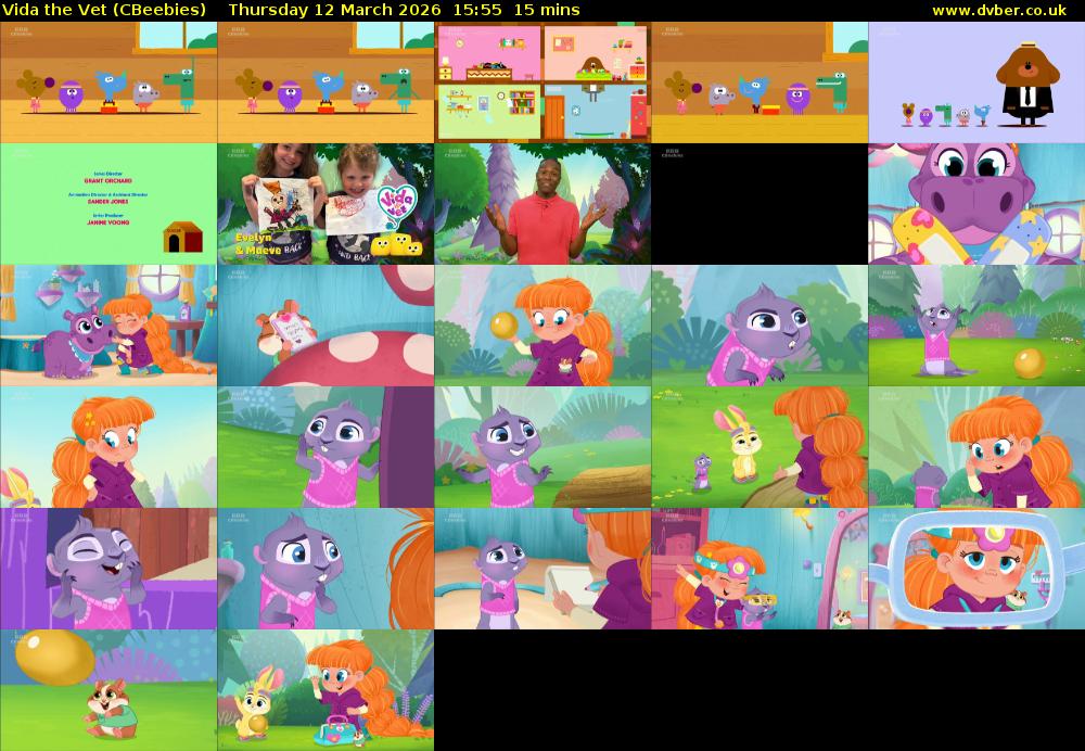 Vida the Vet (CBeebies) Thursday 12 March 2026 15:55 - 16:10