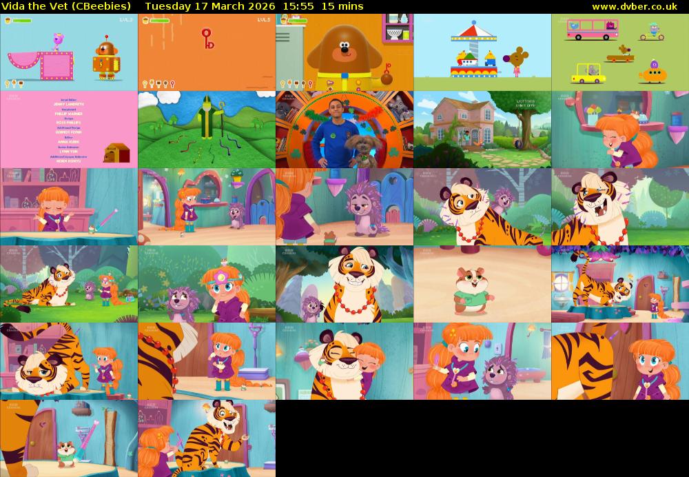 Vida the Vet (CBeebies) Tuesday 17 March 2026 15:55 - 16:10