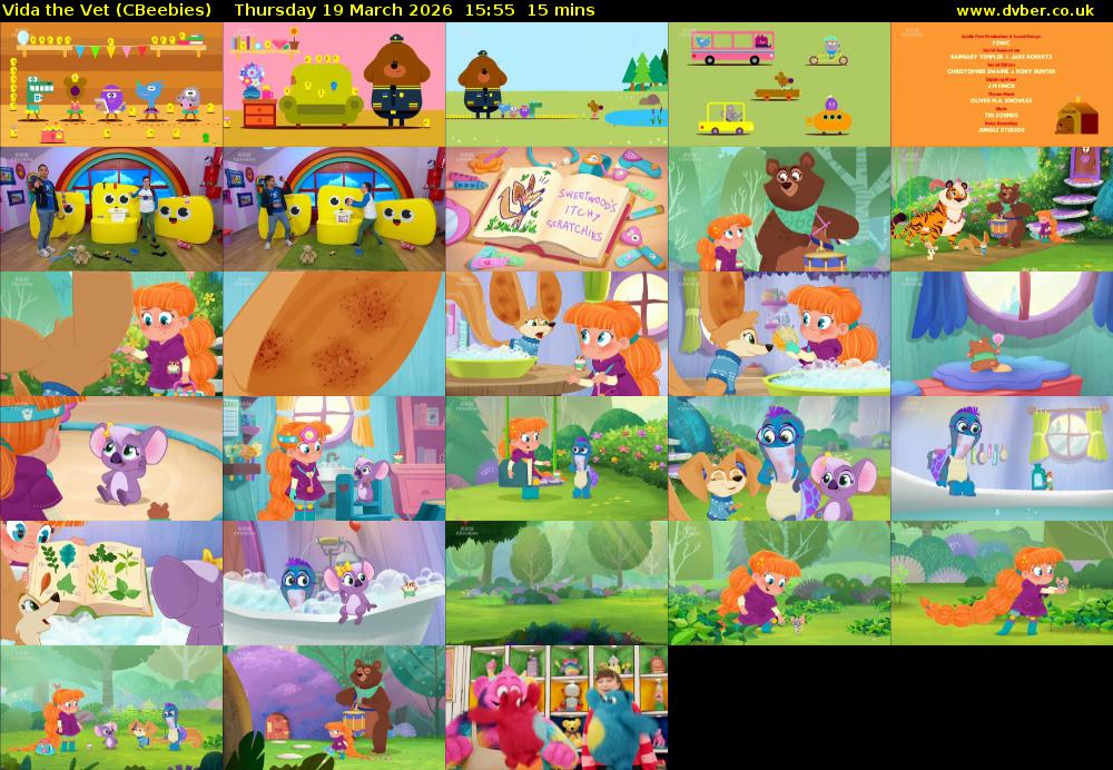 Vida the Vet (CBeebies) Thursday 19 March 2026 15:55 - 16:10