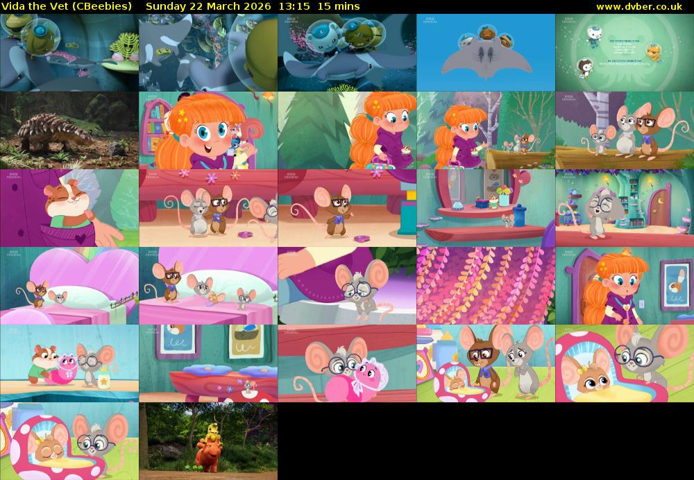 Vida the Vet (CBeebies) Sunday 22 March 2026 13:15 - 13:30