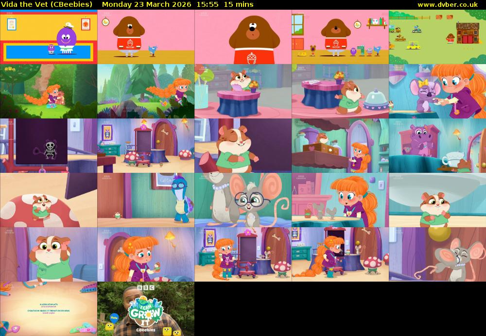 Vida the Vet (CBeebies) Monday 23 March 2026 15:55 - 16:10