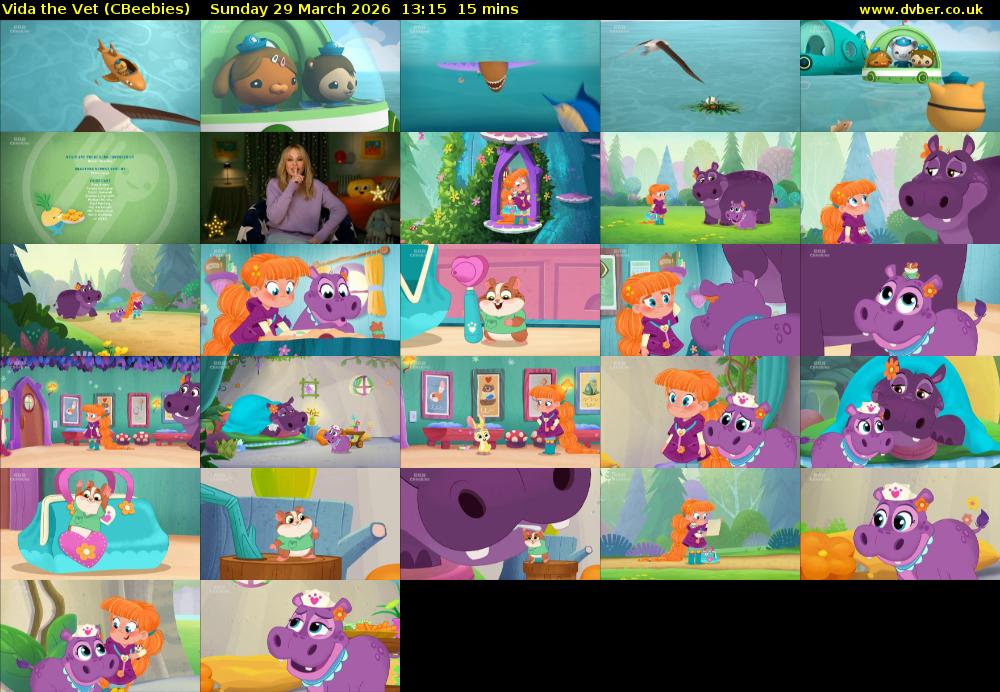 Vida the Vet (CBeebies) Sunday 29 March 2026 13:15 - 13:30