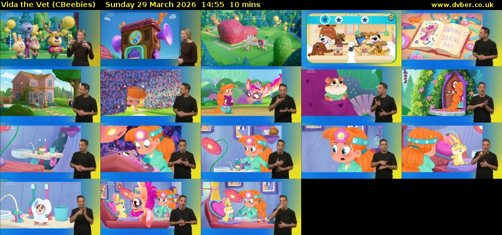 Vida the Vet (CBeebies) Sunday 29 March 2026 14:55 - 15:05