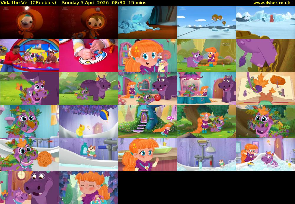 Vida the Vet (CBeebies) Sunday 5 April 2026 08:30 - 08:45