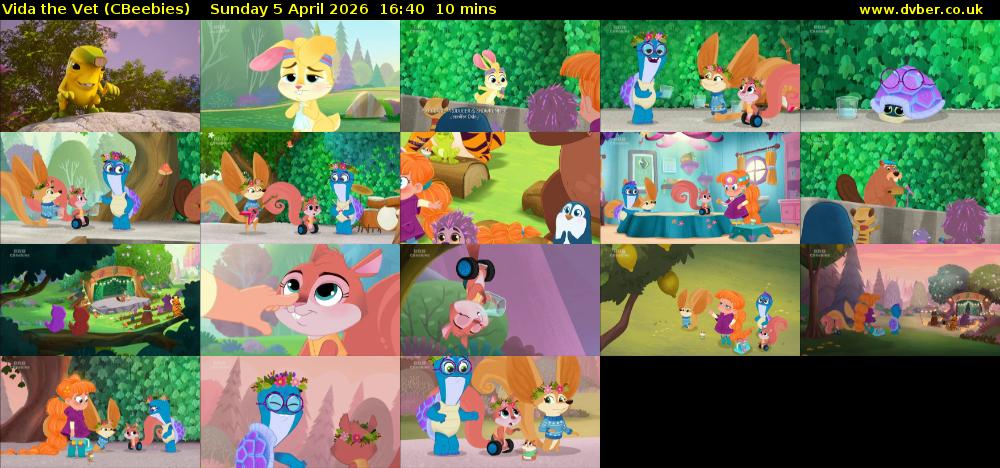 Vida the Vet (CBeebies) Sunday 5 April 2026 16:40 - 16:50
