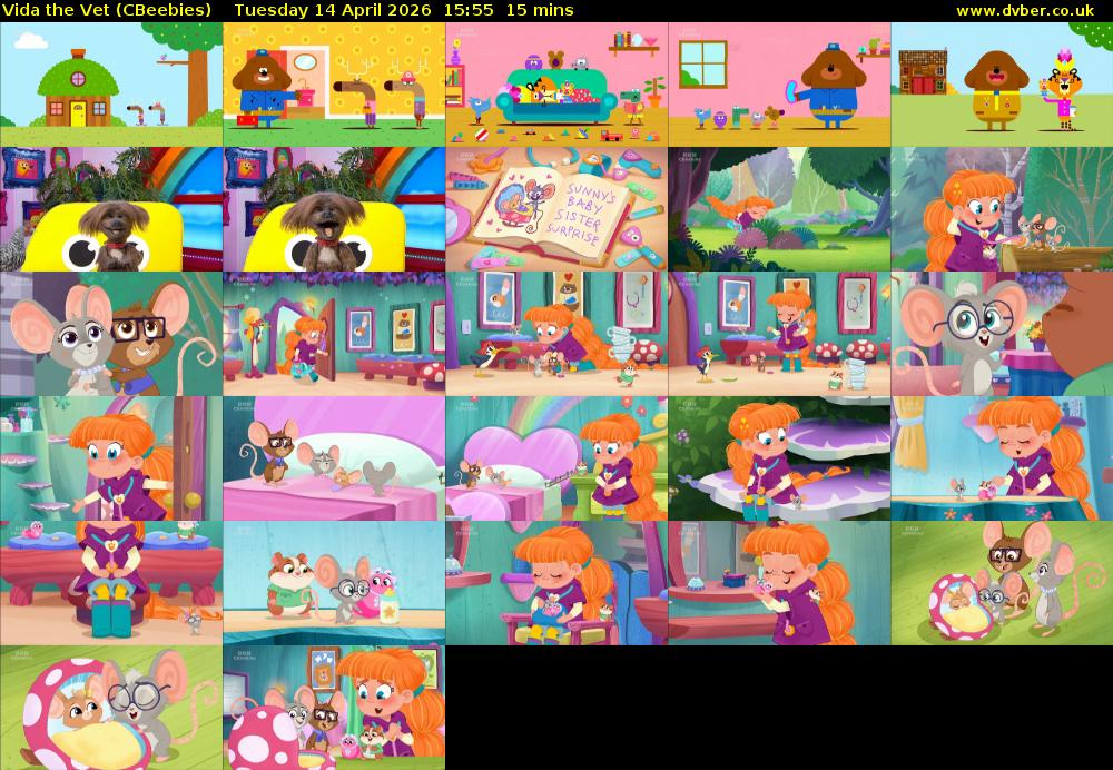 Vida the Vet (CBeebies) Tuesday 14 April 2026 15:55 - 16:10