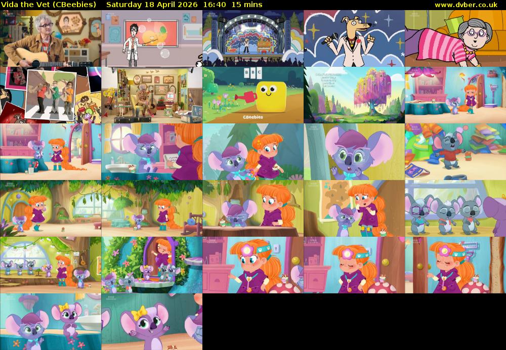 Vida the Vet (CBeebies) Saturday 18 April 2026 16:40 - 16:55