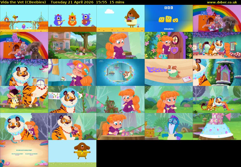 Vida the Vet (CBeebies) Tuesday 21 April 2026 15:55 - 16:10