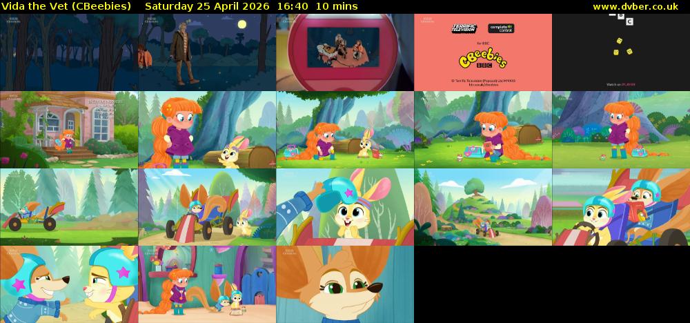 Vida the Vet (CBeebies) Saturday 25 April 2026 16:40 - 16:50