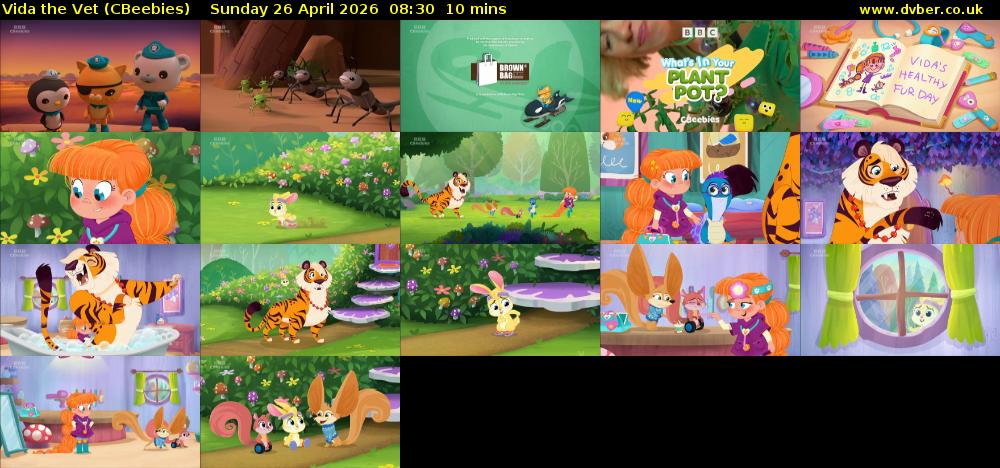Vida the Vet (CBeebies) Sunday 26 April 2026 08:30 - 08:40