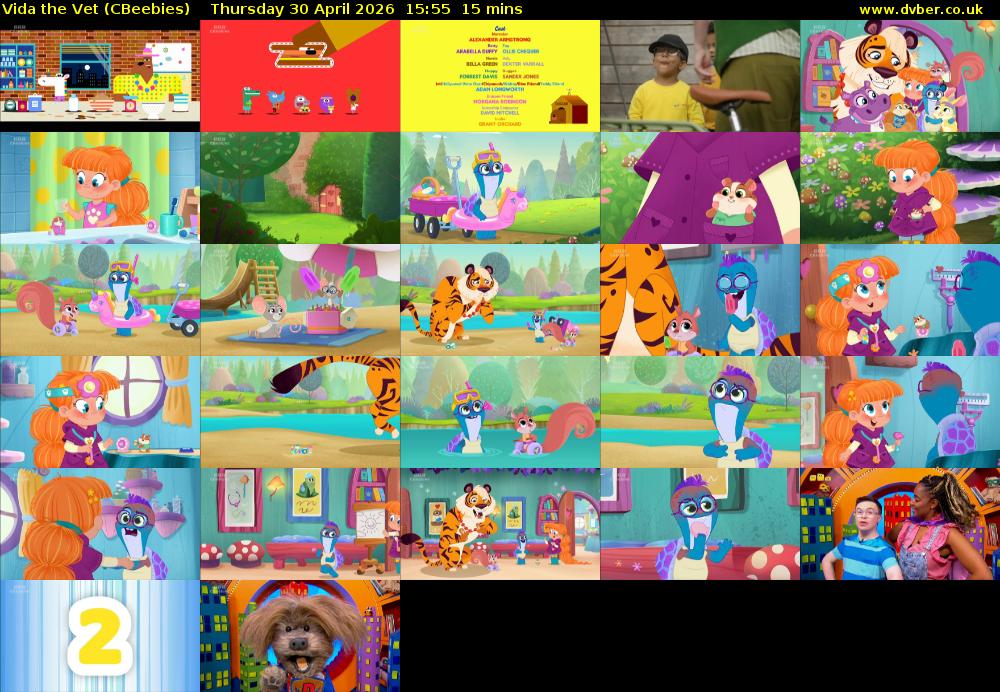 Vida the Vet (CBeebies) Thursday 30 April 2026 15:55 - 16:10