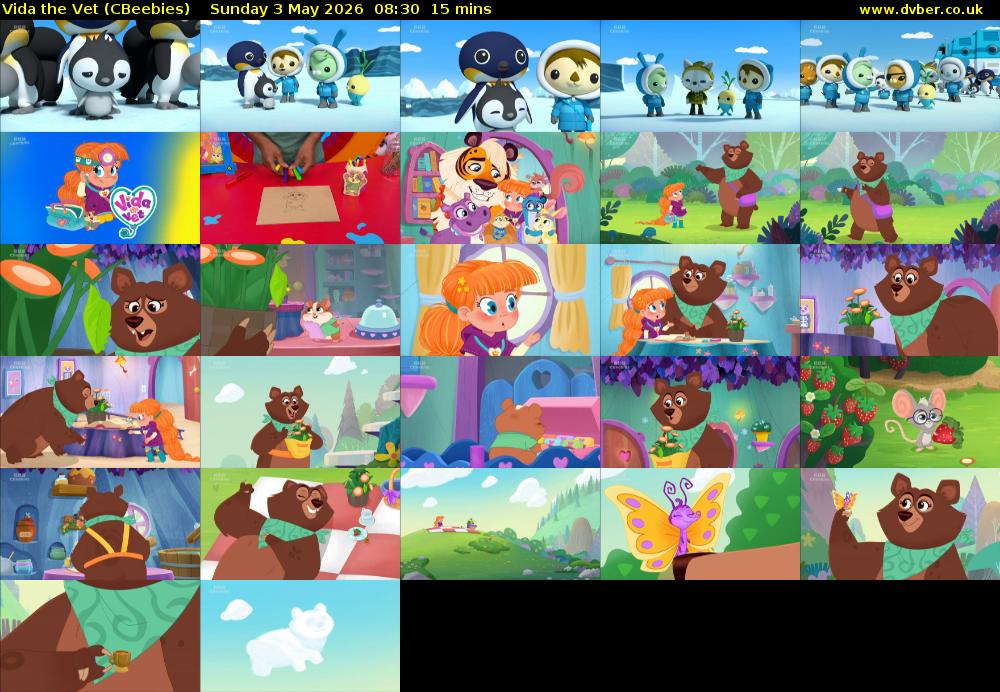 Vida the Vet (CBeebies) Sunday 3 May 2026 08:30 - 08:45
