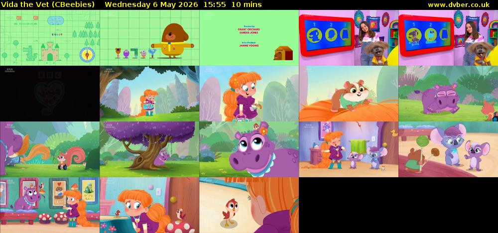 Vida the Vet (CBeebies) Wednesday 6 May 2026 15:55 - 16:05