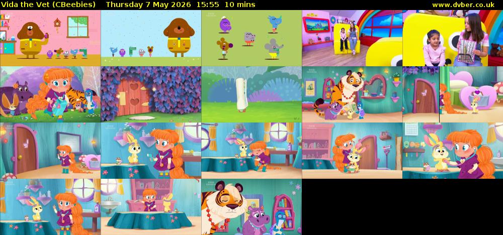 Vida the Vet (CBeebies) Thursday 7 May 2026 15:55 - 16:05