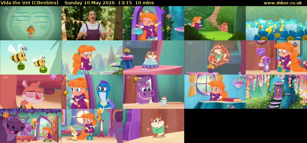 Vida the Vet (CBeebies) Sunday 10 May 2026 13:15 - 13:25