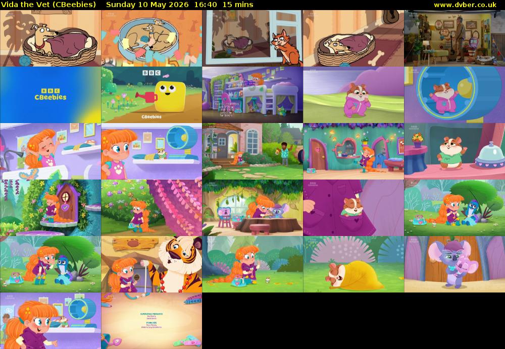 Vida the Vet (CBeebies) Sunday 10 May 2026 16:40 - 16:55