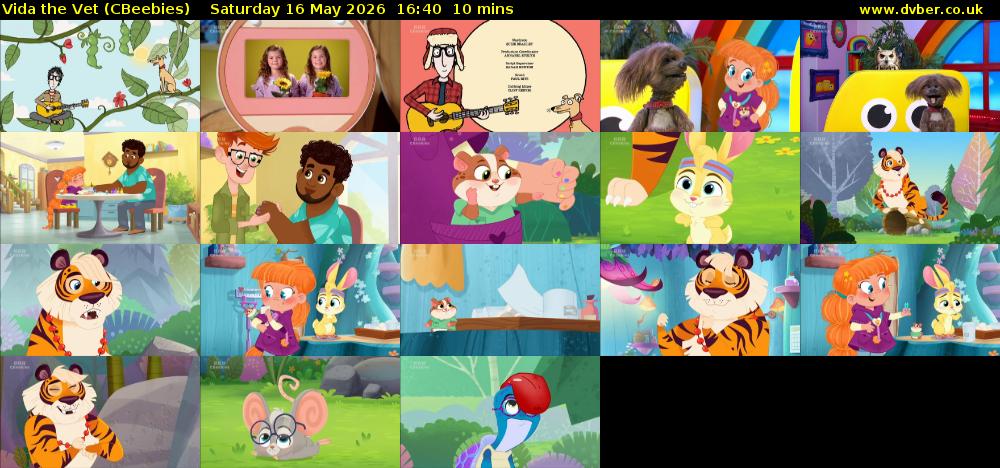 Vida the Vet (CBeebies) Saturday 16 May 2026 16:40 - 16:50
