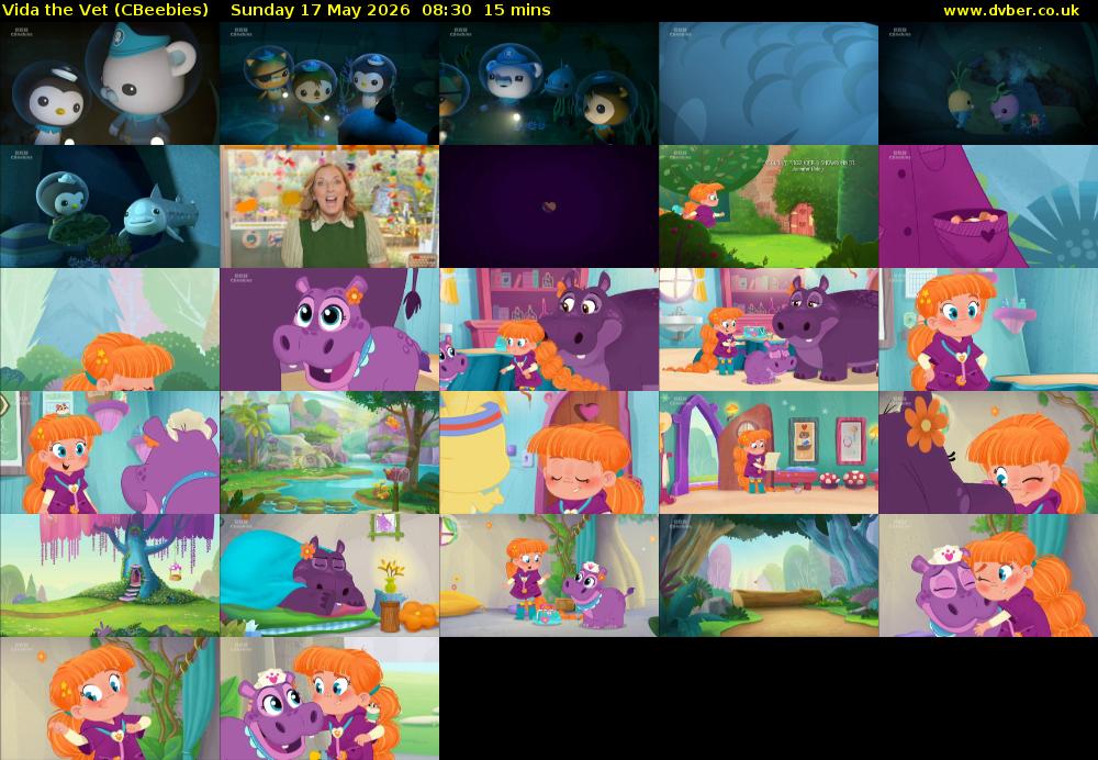 Vida the Vet (CBeebies) Sunday 17 May 2026 08:30 - 08:45