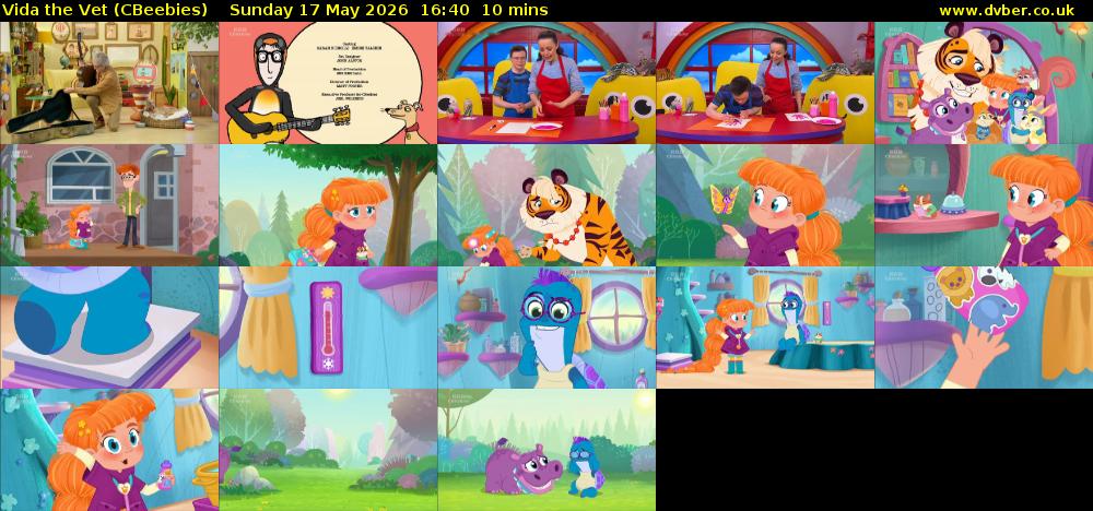 Vida the Vet (CBeebies) Sunday 17 May 2026 16:40 - 16:50