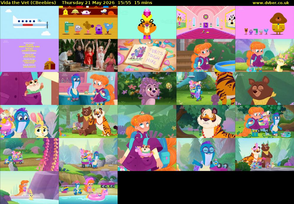 Vida the Vet (CBeebies) Thursday 21 May 2026 15:55 - 16:10