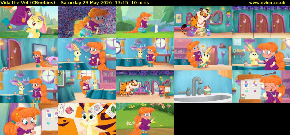 Vida the Vet (CBeebies) Saturday 23 May 2026 13:15 - 13:25