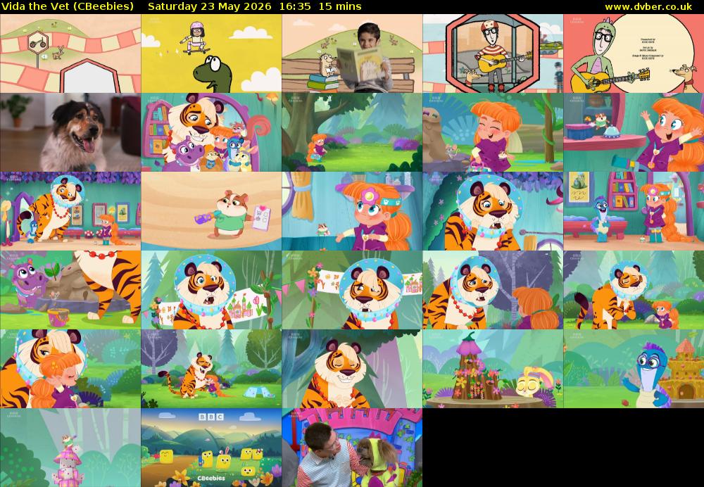 Vida the Vet (CBeebies) Saturday 23 May 2026 16:35 - 16:50