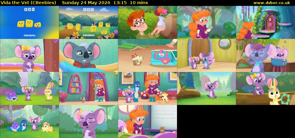 Vida the Vet (CBeebies) Sunday 24 May 2026 13:15 - 13:25
