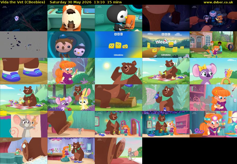 Vida the Vet (CBeebies) Saturday 30 May 2026 13:10 - 13:25