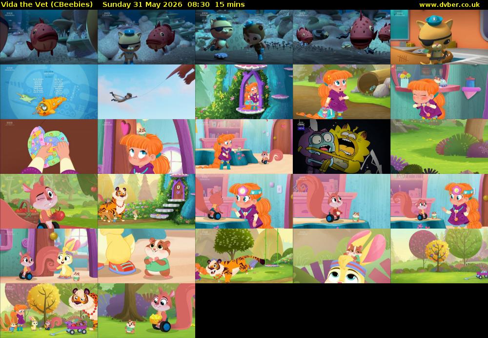 Vida the Vet (CBeebies) Sunday 31 May 2026 08:30 - 08:45