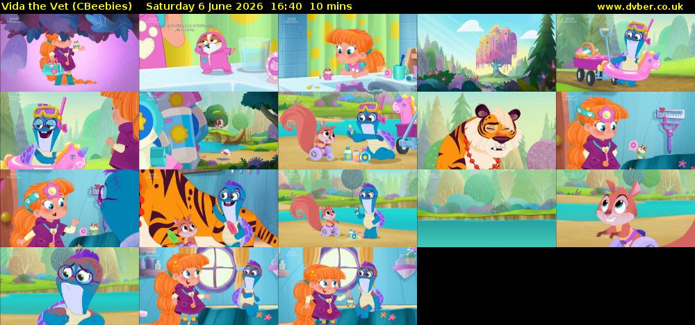 Vida the Vet (CBeebies) Saturday 6 June 2026 16:40 - 16:50